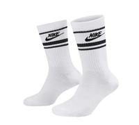 Nike - "Sportswear Essential" Socken für Herren/Damen Unisex, Alltag (3er-Pack) (Weiß/Schwarz) EU 42 - 45
