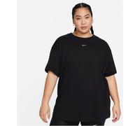 NIKE Sportswear Essential T-Shirt Damen 010 - black/white 4X
