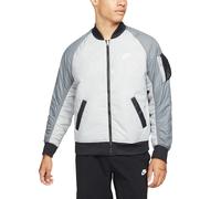 Nike LT Smoke Grey / Black Herren L Nike Sportswear Essentials Jacket
