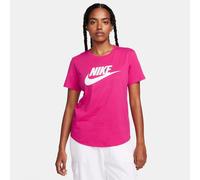 Nike Damen Kurzarm T-Shirt W NSW Tee Essntl ICN Ftra, Fireberry/White, DX7906-615, S