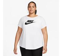 NIKE Sportswear Essentials T-Shirt Damen 100 - white/black 2X
