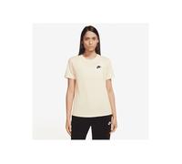 Nike Sportswear Essentials T-Shirt mit Logo Damen - vanille - Größe XL Größe:XL