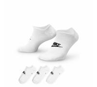 3er Pack NIKE Sportswear Everyday Essential No-Show Sneakersocken 100 - white/black 46-50