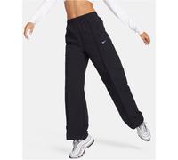 Nike Everything Wovens Damenhose mit mittelhohem Bund und offenem Saum - Schwarz S (EU 36-38) FQ3588-010