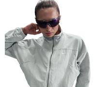NIKE Sportswear Everything Wovens Oversize Repel UV Protection Trainingsjacke Damen 034 - light silver/white XS