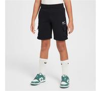 NIKE Sportswear Fleece Cargo Shorts Kinder 010 - black S (128-137 cm)