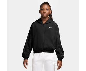 NIKE Sportswear Fleece Langarmshirt Mädchen 010 - black/white XL (156-166 cm)