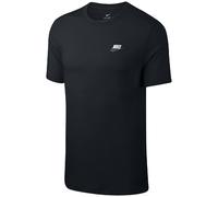 NIKE Sportswear Freizeit T-Shirt Herren 014 - black/white/dark grey M