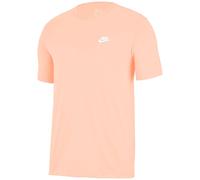 NIKE Sportswear Freizeit T-Shirt Herren 664 - washed coral/white L
