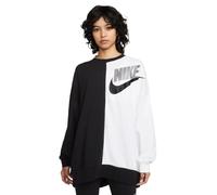 Nike Sportswear Ft Oos Crew Dnc Langarm-t-shirt S Black / White