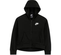 Nike Sportswear Club Fleece Hoodie mit durchgehendem Reißverschluss für ältere Kinder (Mädchen) - Schwarz S
