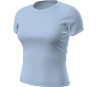 Nike Ribbed T-Shirt - Damen, Blau - L