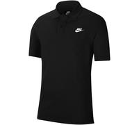 NIKE Sportswear Poloshirt Herren black/white M