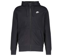 NIKE M NSW CLUB HOODIE FZ FT BLACK/BLACK/WHITE, XL