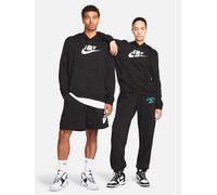 Kapuzensweatshirt NIKE SPORTSWEAR "Club Fleece Women's Logo Pullover Hoodie" Gr. S (34/36), schwarz-weiß (black, white) Damen Sweatshirts (35352207-S)