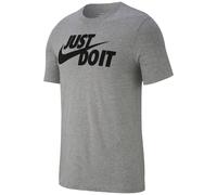 NIKE Sportswear JUST DO IT T-Shirt Herren 063 - dk grey heather/black M