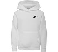NIKE Sportswear Club Fleece Hoodie Kinder 100 - white/black S (128-137 cm)