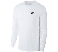 NIKE Sportswear Langarmshirt Herren 100 - white/black XS