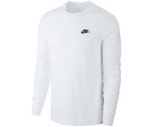 NIKE Sportswear Langarmshirt Herren 100 - white/black XS