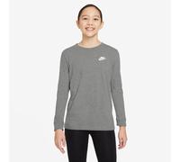 NIKE Sportswear Langarmshirt Kinder 063 - dk grey heather S (128-137 cm)