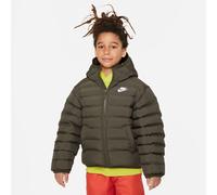 Outdoorjacke NIKE SPORTSWEAR "K NSW LOW SYNFL HD JKT - für Kinder" Gr. XL (164/170), grün (cargo khaki, cargo white) Kinder Jacken Wandern (68304236-XL)