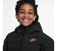 Nike Sportswear Lightweight Synthetic Fill Loose Hooded Kinder Midlayer, schwarz US: S