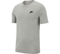 Nike Sportswear Men's T-Shirt,DK G DK GREY HEATHER/BLACK L