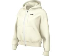 Nike Sportswear Phoenix Fleece Damen-Hoodie Mit Durchgehendem Reißverschluss, Sail/Black, HJ0995-133, 2XL