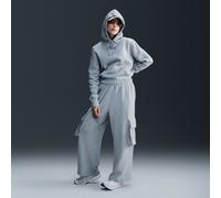 NIKE Sportswear Phoenix Fleece Hoodie Damen 063 - dk grey heather/sail M