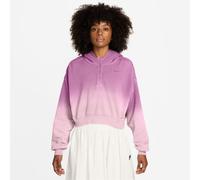 Nike Phoenix Dip Dye Cropped Hoodie - Damen, Rosa - XS