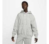 NIKE Sportswear Phoenix Fleece Oversized Hoodie Damen 063 - dk grey heather/sail XL