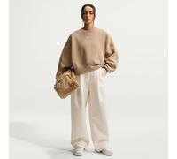 Nike Sportswear Phoenix Fleece Überextragroßes Rundhals-Sweatshirt Für Damen, Linen/Sail, DQ5761-286, M-T
