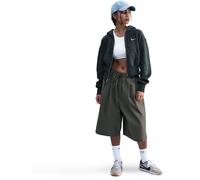 Nike Sportswear Phoenix Loose Full-Zip Cropped Damen T-Shirt, grün US: S