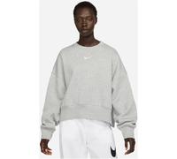 NIKE Sportswear Phoenix Over-Oversized Fleece Sweatshirt Damen 063 - dk grey heather/sail L