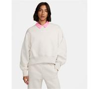 NIKE Sportswear Phoenix Over-Oversized Fleece Sweatshirt Damen 104 - lt orewood brn/sail XL