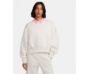 NIKE Sportswear Phoenix Over-Oversized Fleece Sweatshirt Damen 104 - lt orewood brn/sail XS