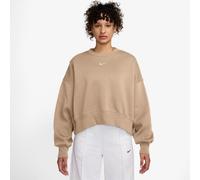 NIKE Sportswear Phoenix Over-Oversized Fleece Sweatshirt Damen 286 - linen/sail S