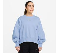 NIKE Sportswear Phoenix Over-Oversized Fleece Sweatshirt Damen 407 - hydrogen blue/sail S