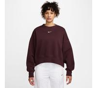 NIKE Sportswear Phoenix Over-Oversized Fleece Sweatshirt Damen 652 - burgundy crush/sail L