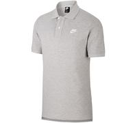NIKE Sportswear Poloshirt Herren dk grey heather/white M