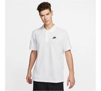 NIKE Sportswear Poloshirt Herren white/black M