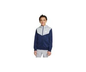 nike sportswear repeat kinderjacke blau grau