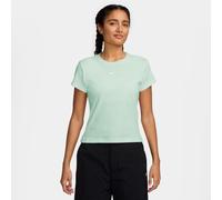 NIKE Sportswear Rib T-Shirt Damen 394 - barely green/sail S