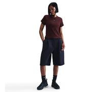 NIKE Sportswear Rib T-Shirt Damen 652 - burgundy crush/sail L
