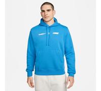 Nike FN4895-435 M NSW SI PO Hoodie FLC BB Sweatshirt Herren LT Photo Blue Größe M