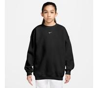 NIKE Sportswear Studio Fleece Oversize Crew Neck Sweatshirt Mädchen 010 - black/white L (146-156 cm)