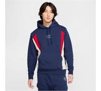 NIKE Sportswear Swoosh Air Fleece Hoodie Herren 411 - midnight navy/lt khaki/gym red S