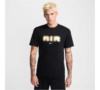 NIKE Sportswear Swoosh Air Graphic T-Shirt Herren 010 - black/metallic gold S
