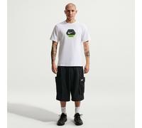 NIKE Sportswear T-Shirt Herren 101 - white/electric green XS