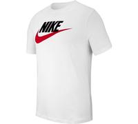NIKE Sportswear T-Shirt Herren white/black/red S